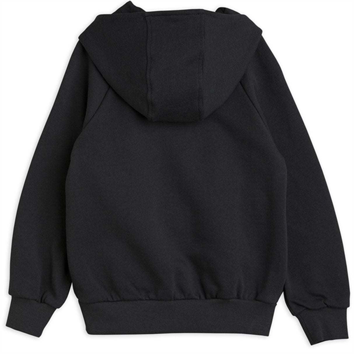 Mini Rodini Basic Solid Zip Hoodie Black