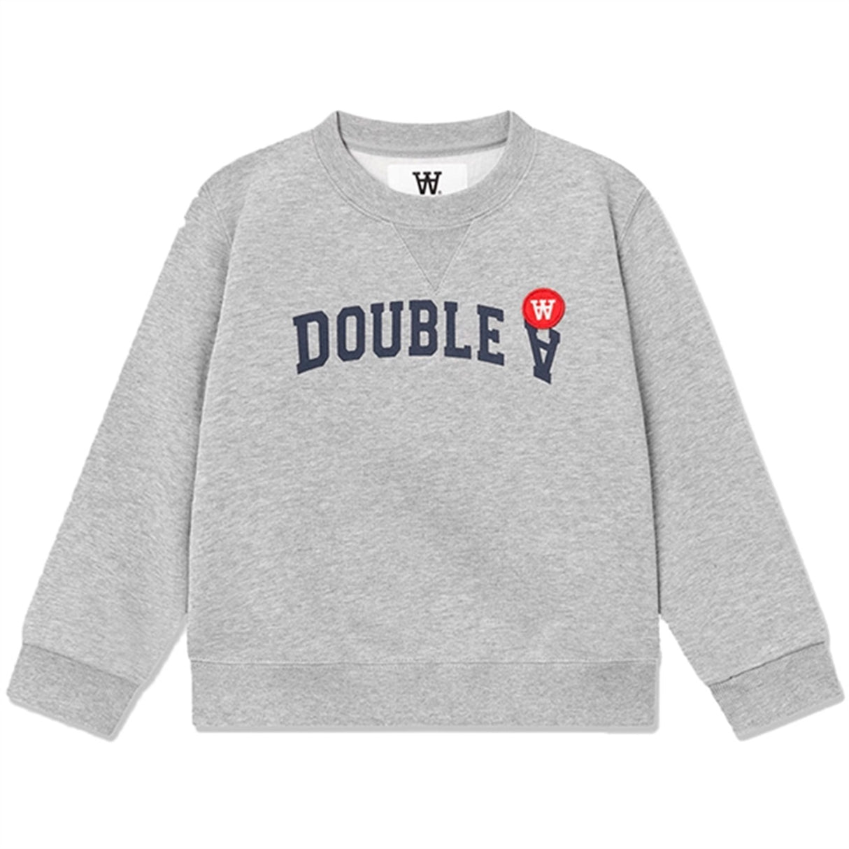 Wood Wood Grey Melange Rod Ivy Collegegenser