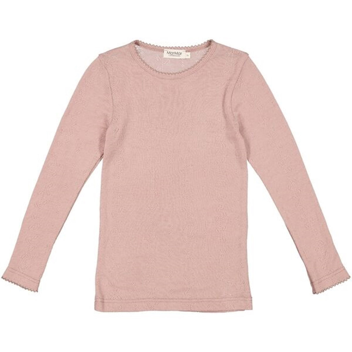 MarMar Wool Pointelle Burnt Rose Tamra Bluse