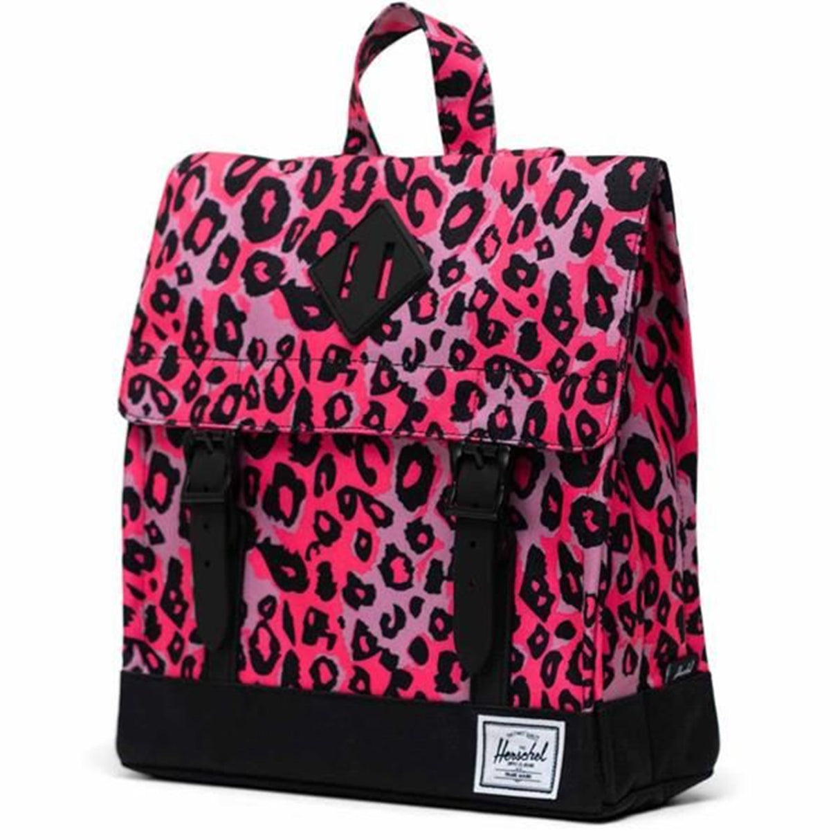 Herschel Survey Kids Rygsæk Cheetah Camo Neon Pink/Black