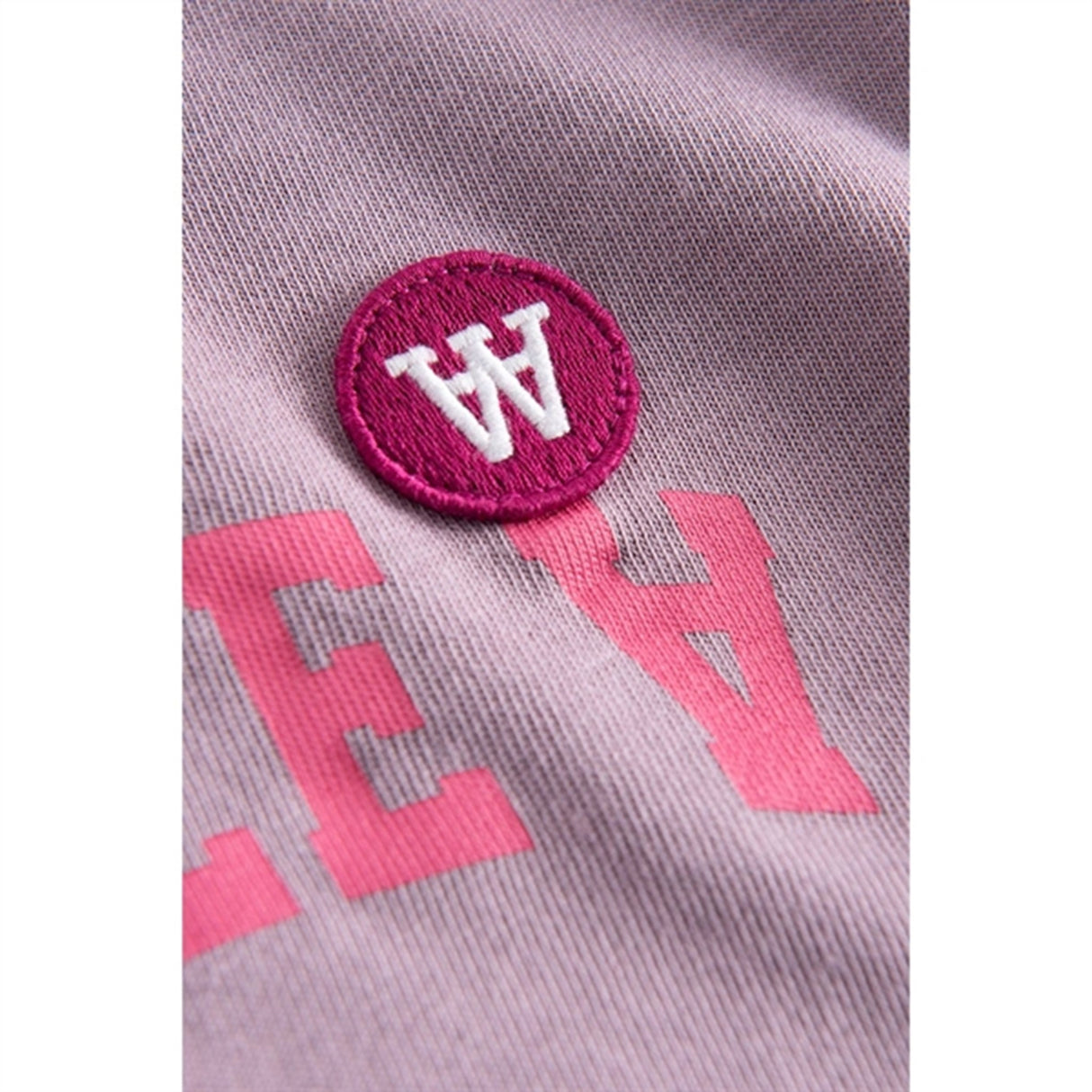 Wood Wood Light Amethyst Kim Arch Logo Genser