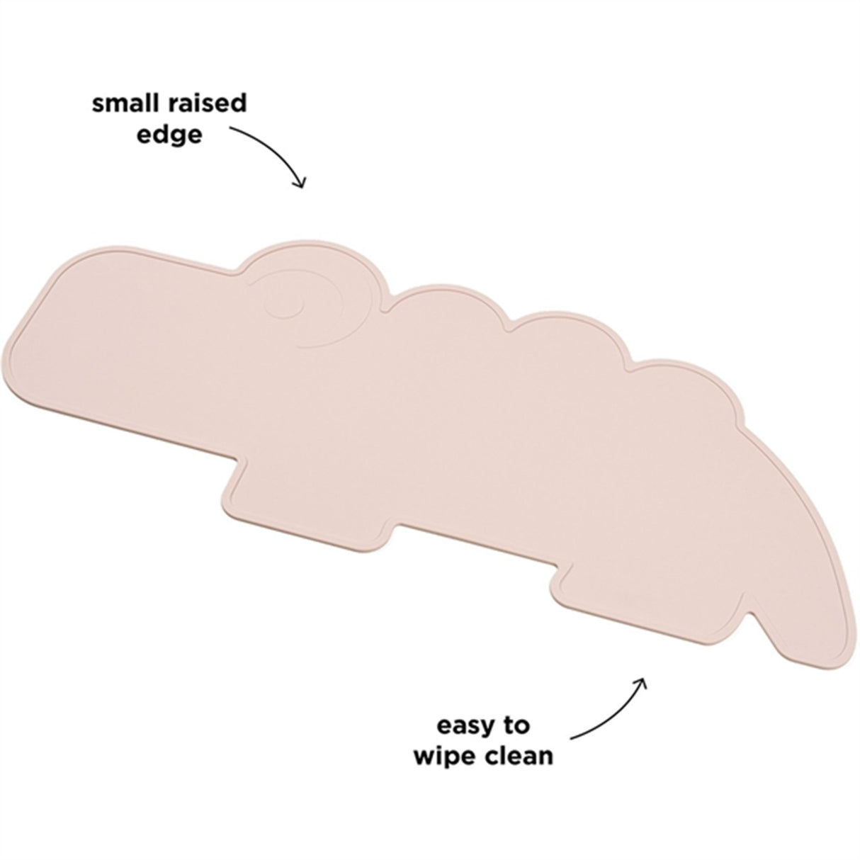 Done by Deer Silikone Dækkeserviet Croco Pudder