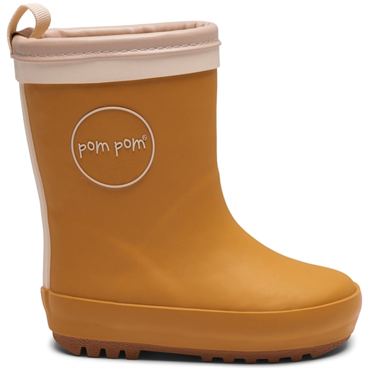 Pom Pom Termo Gummistøvle Mustard