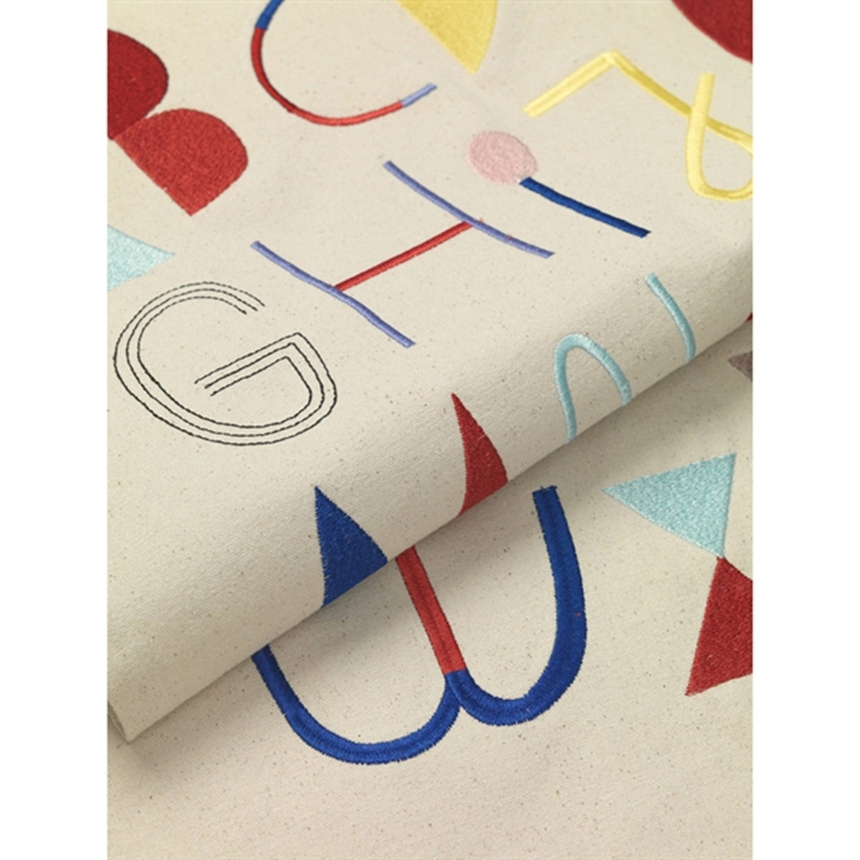 Ferm Living Alfabet Stoffplakat Off-White