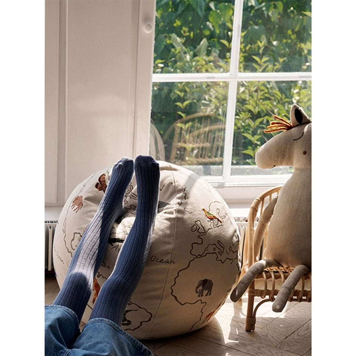 Ferm Living Verden Puf Off-White