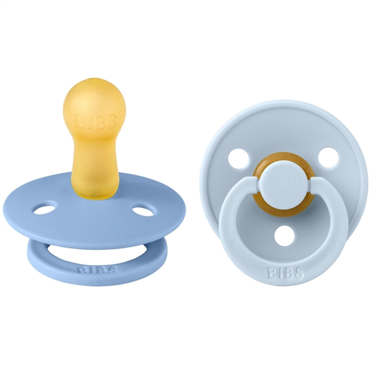 Bibs Colour Latex Smokker 2-pakning Sky Blue/Baby Blue