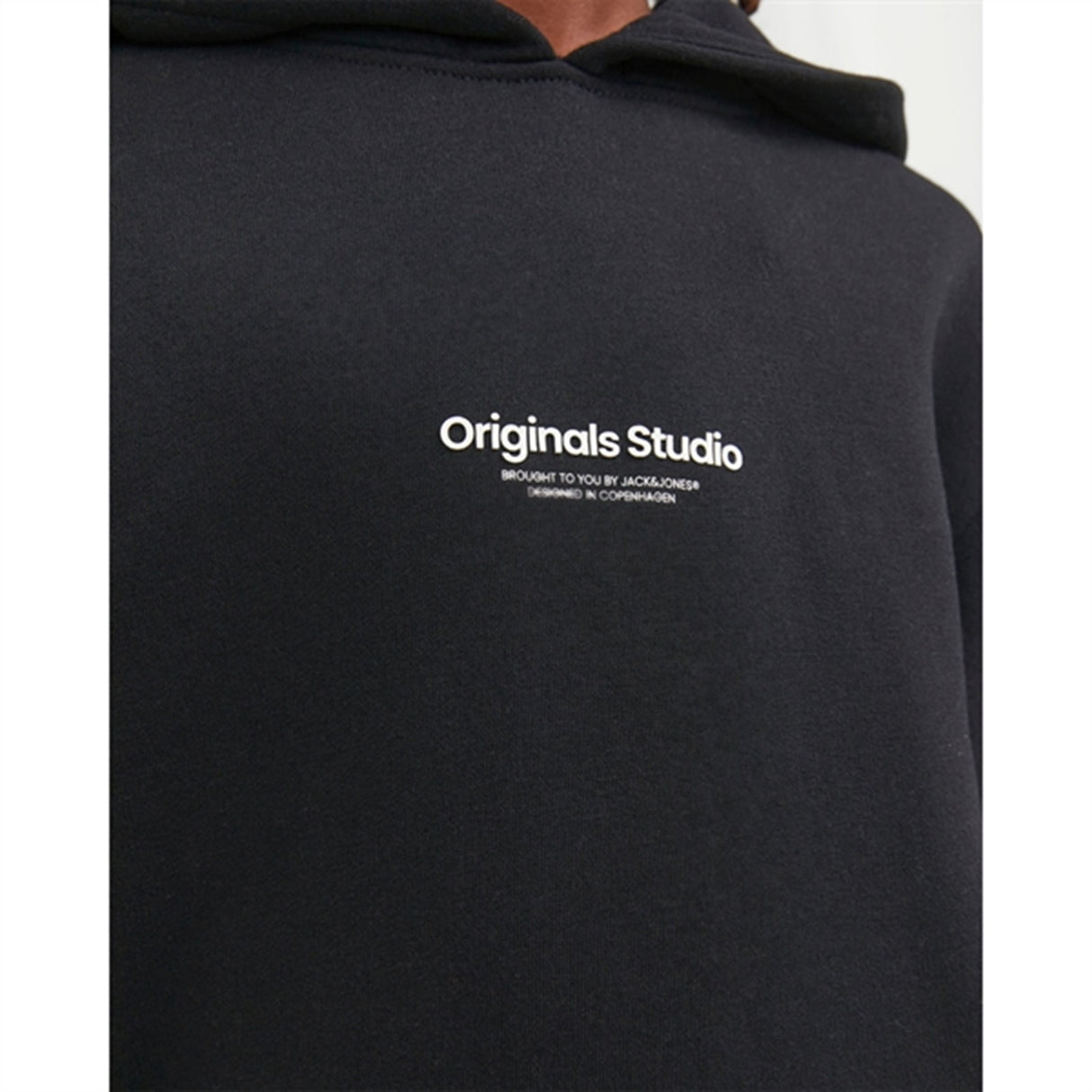 Jack & Jones Junior Black Vesterbro Sweat Hettegenser Noos