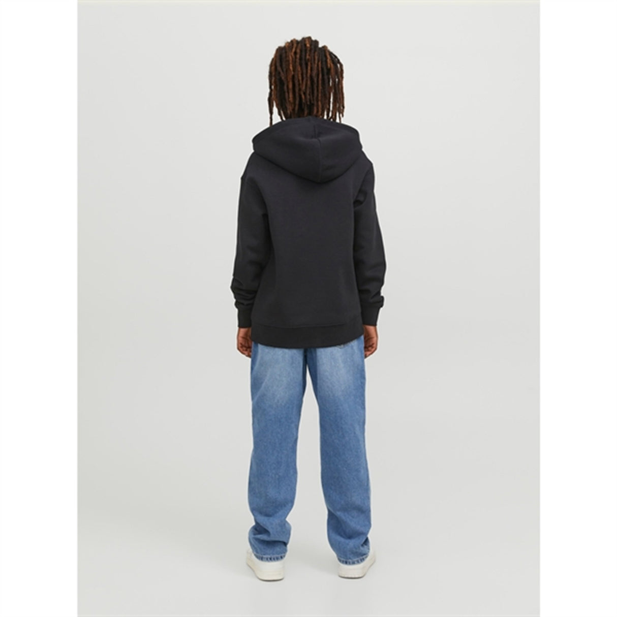 Jack & Jones Junior Black Vesterbro Sweat Hettegenser Noos
