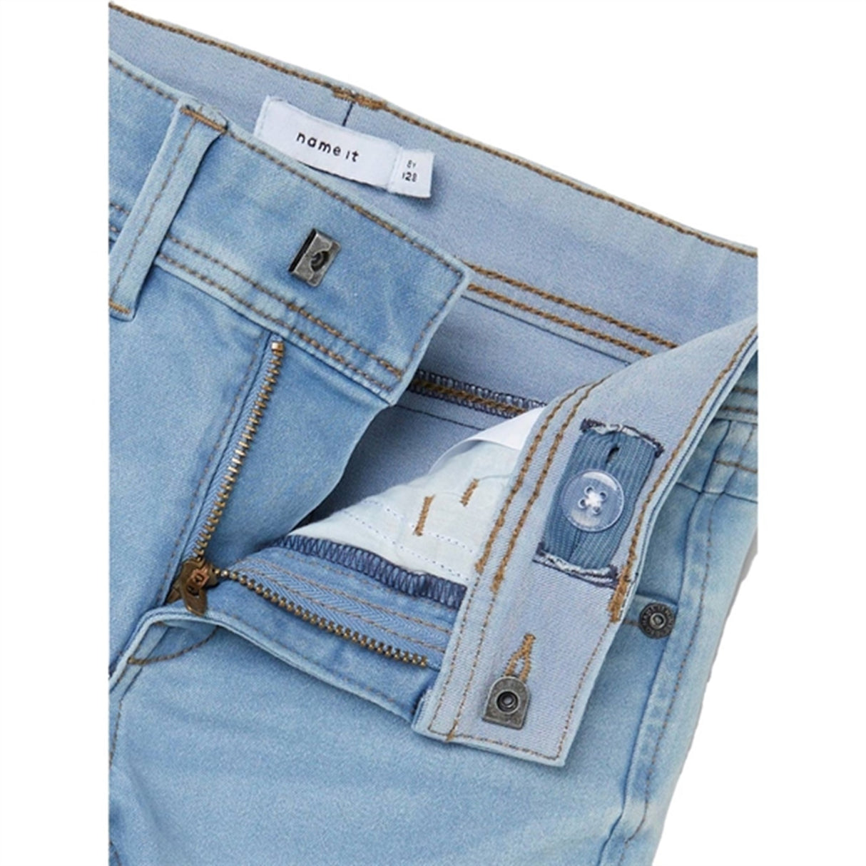 Name it Light Blue Denim Silas Slim Denim Shorts Noos