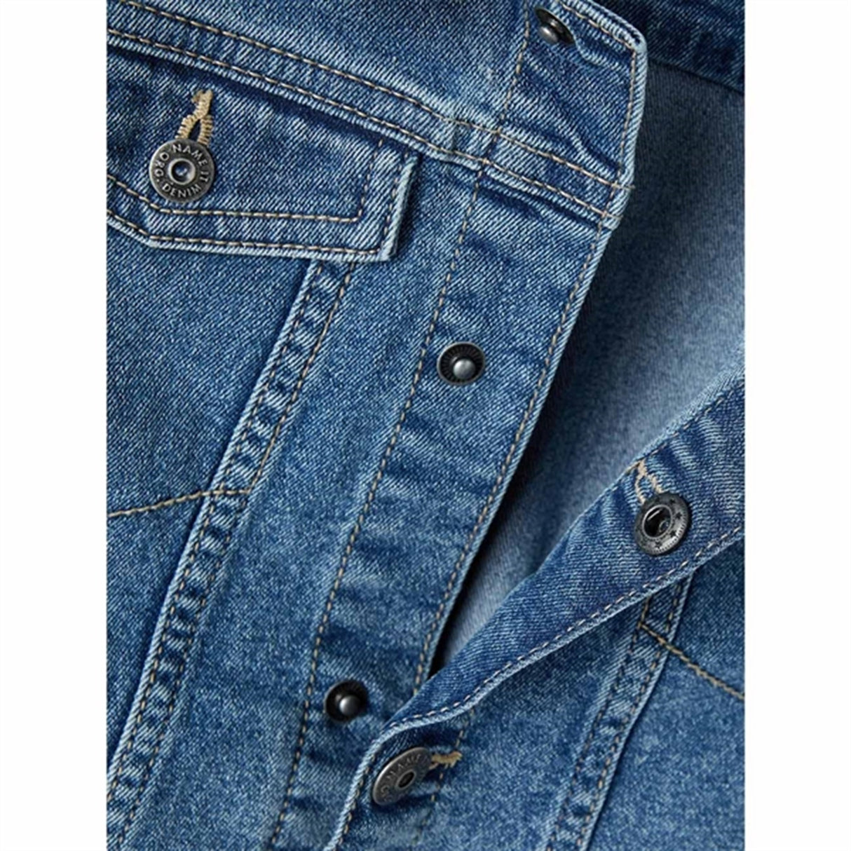 Name it Medium Blue Denim Jack Denim Jakke Noos