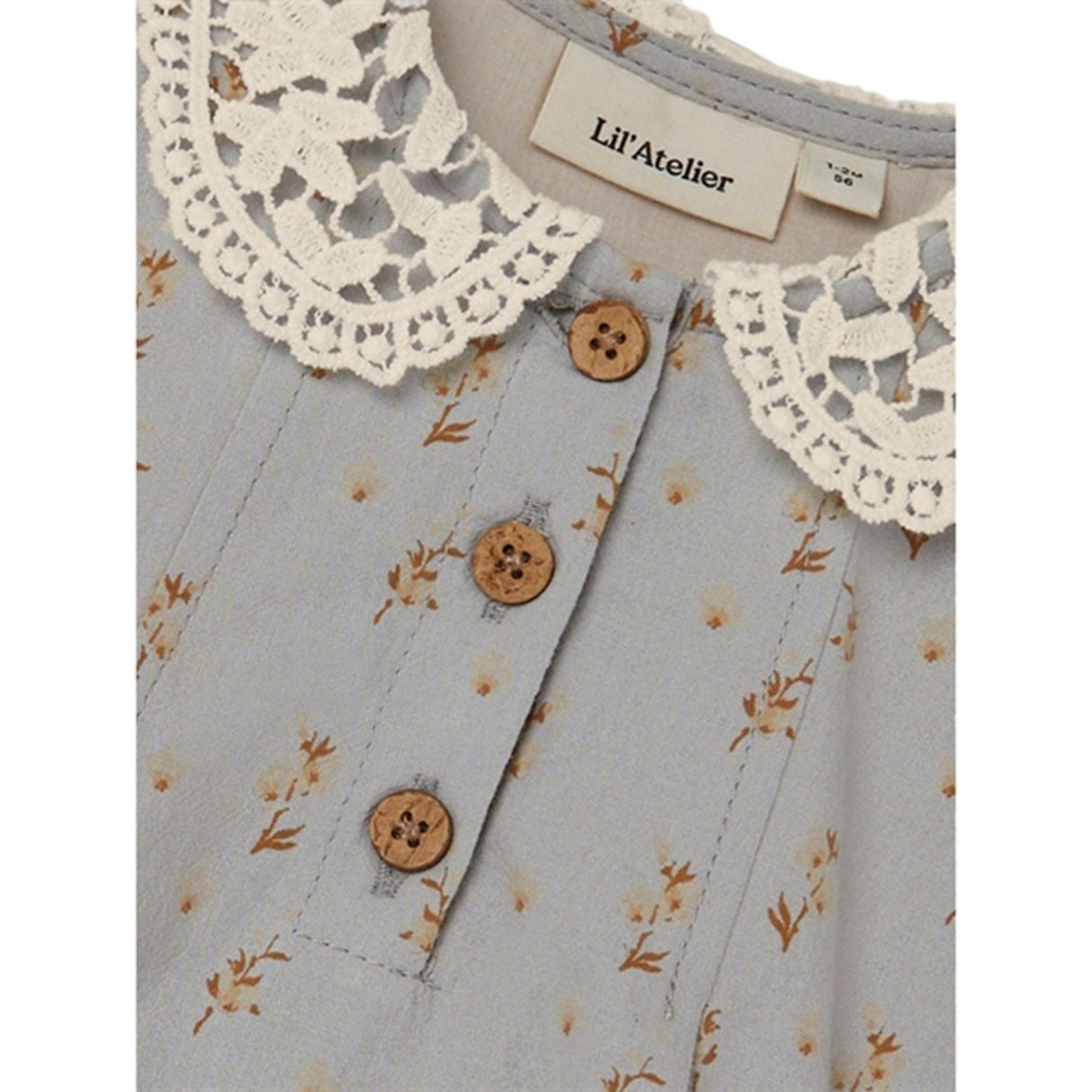 Lil'Atelier Harbor Mist Daisy Body Kjole