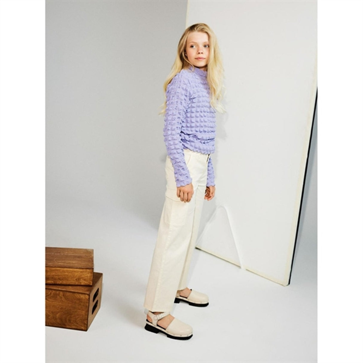 Name it Turtledove Rose Wide Twill Cargo Bukser Noos