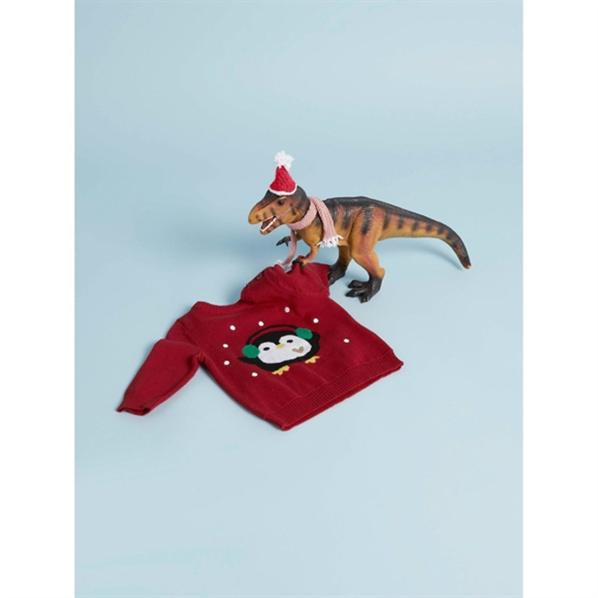 Name it Jester Red Radeer Strikket Genser