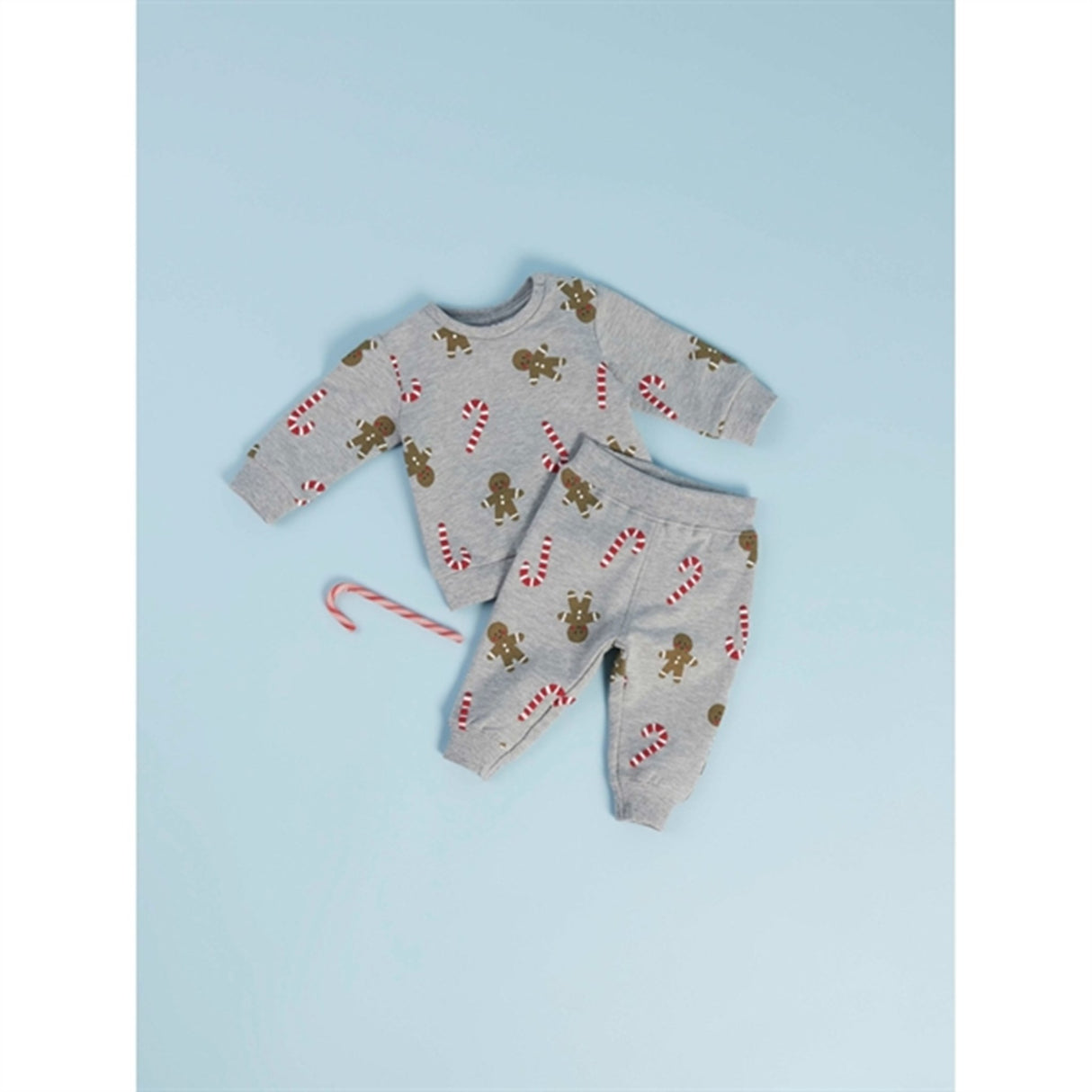 Name it Grey Melange Richrist Collegegenser