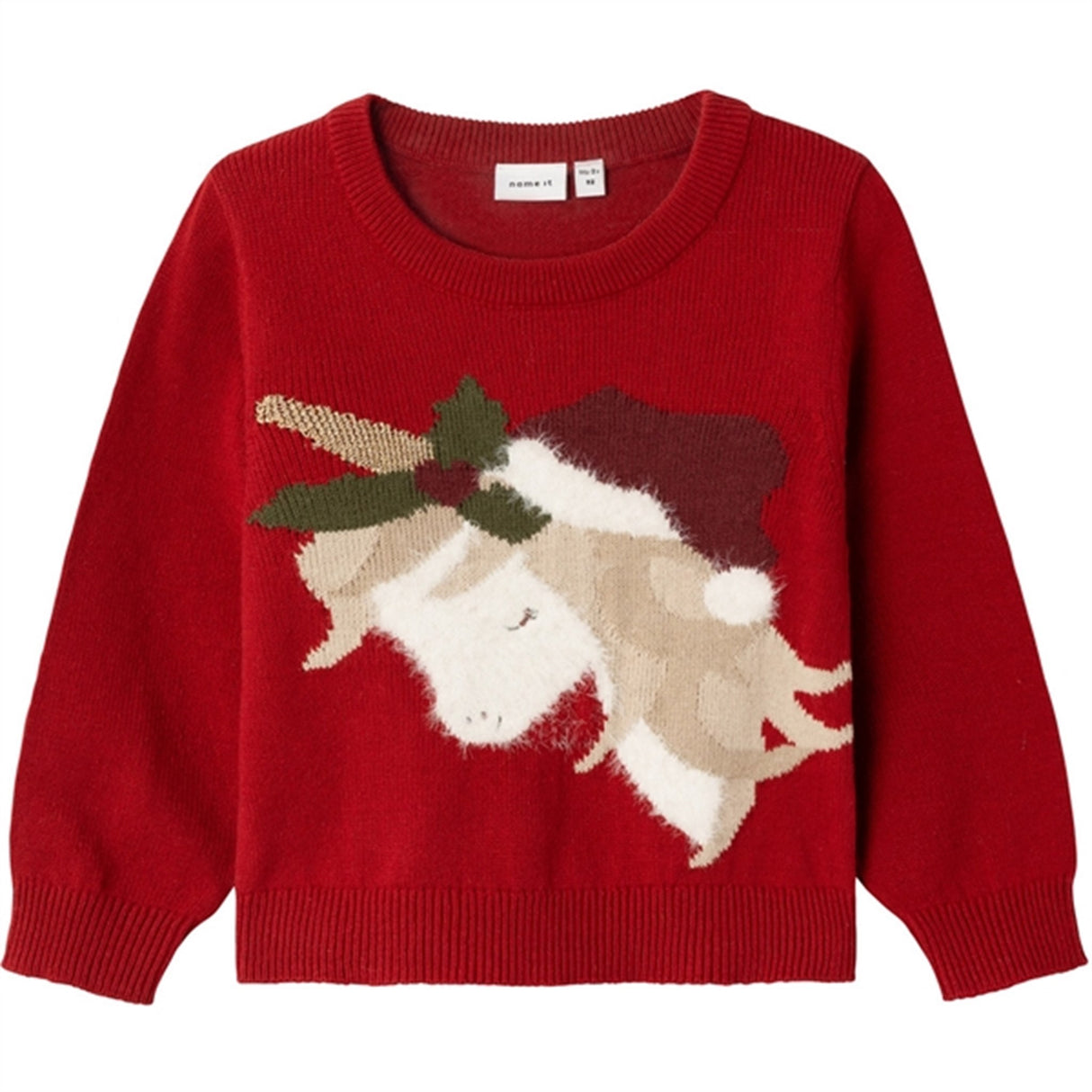 Name it Jester Red Roullo Strikket Genser