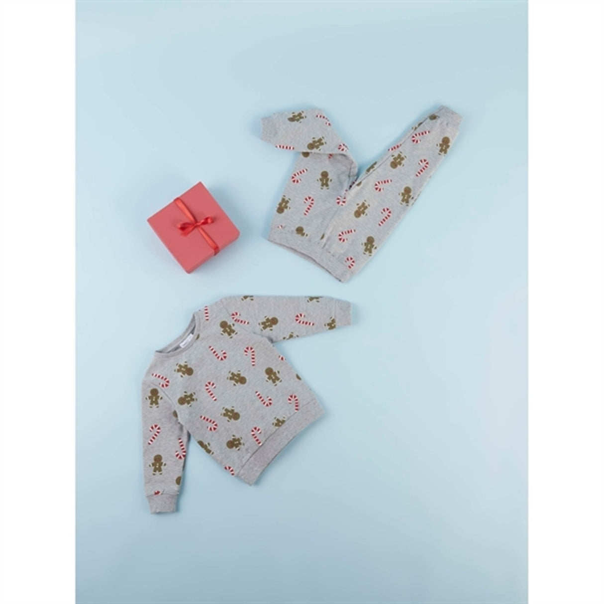 Name it Grey Melange Richrist Collegegenser