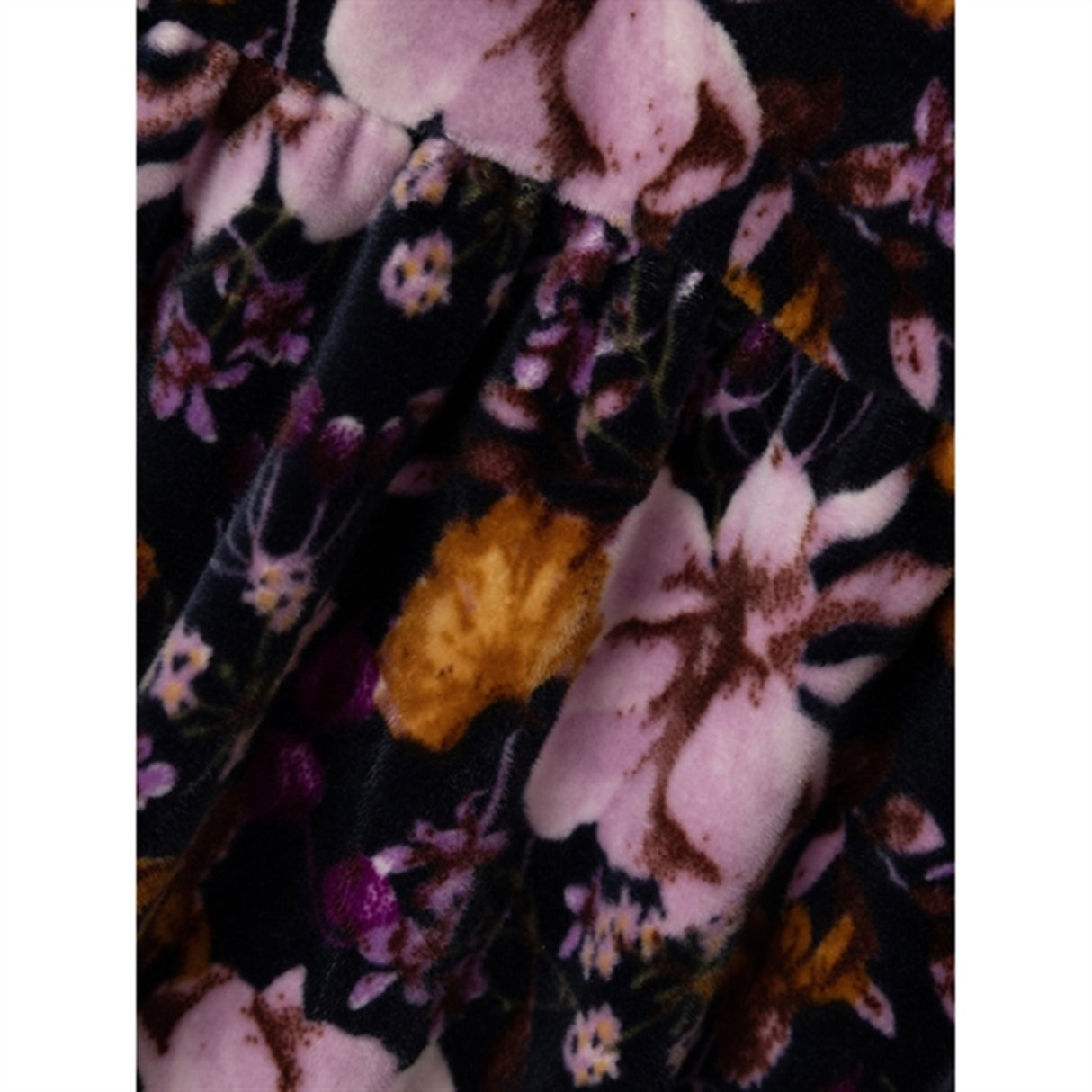 Name it India Ink Restanne Velour Kjole