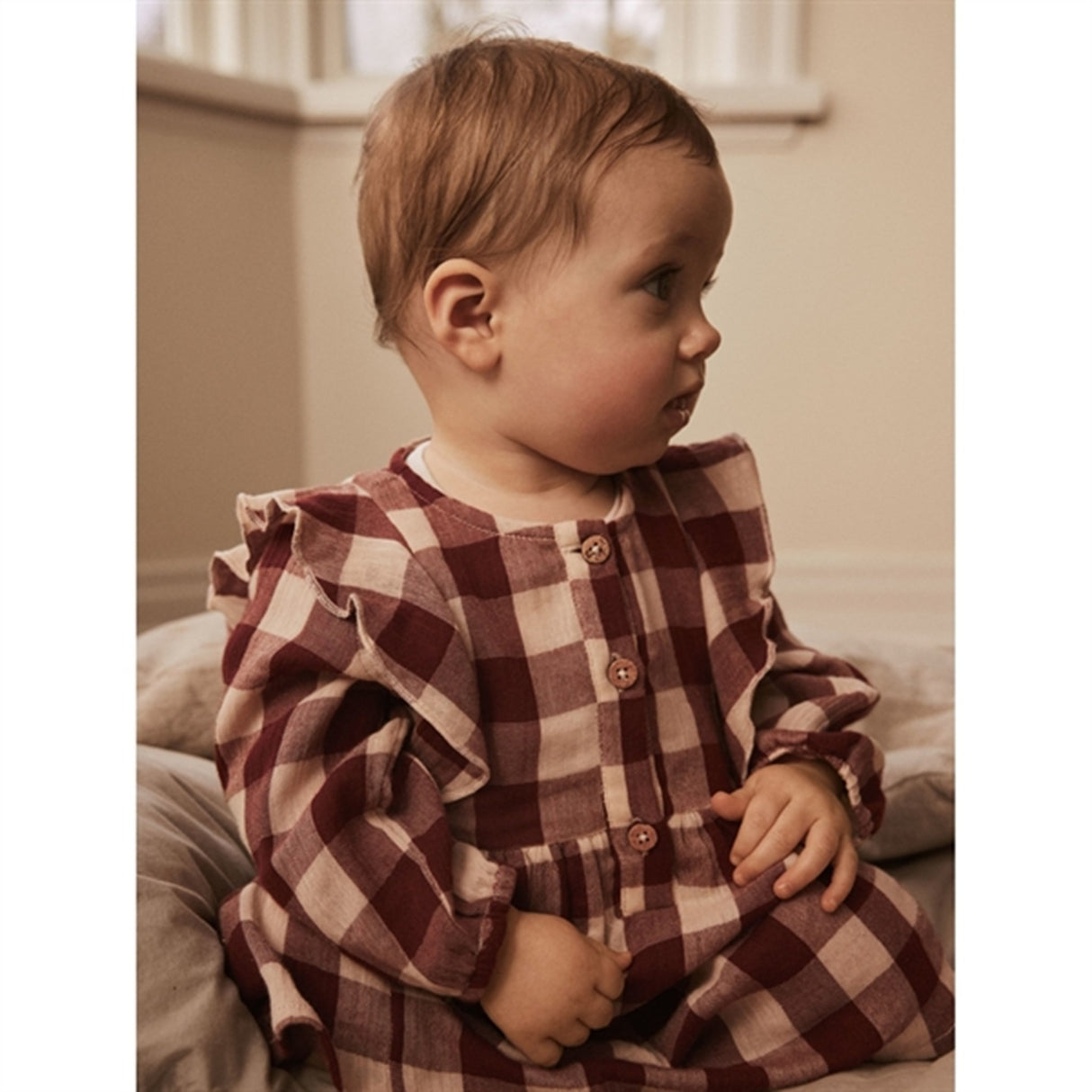 Lil'Atelier Fired Brick Rosali Body Kjole