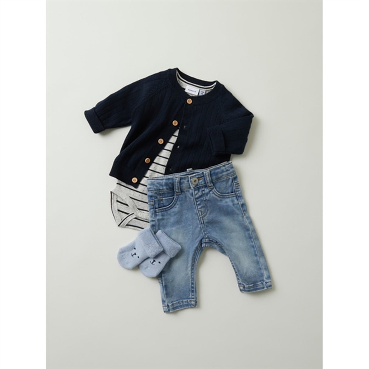 Name it Dark Sapphire Theodor Strikk Cardigan