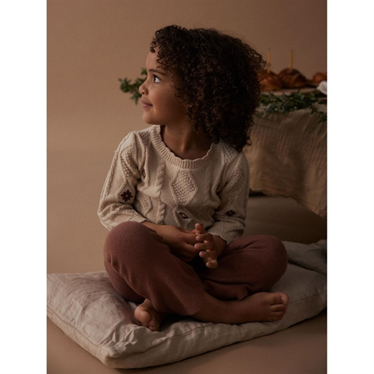 Lil'Atelier Fog Tila Strikk Genser