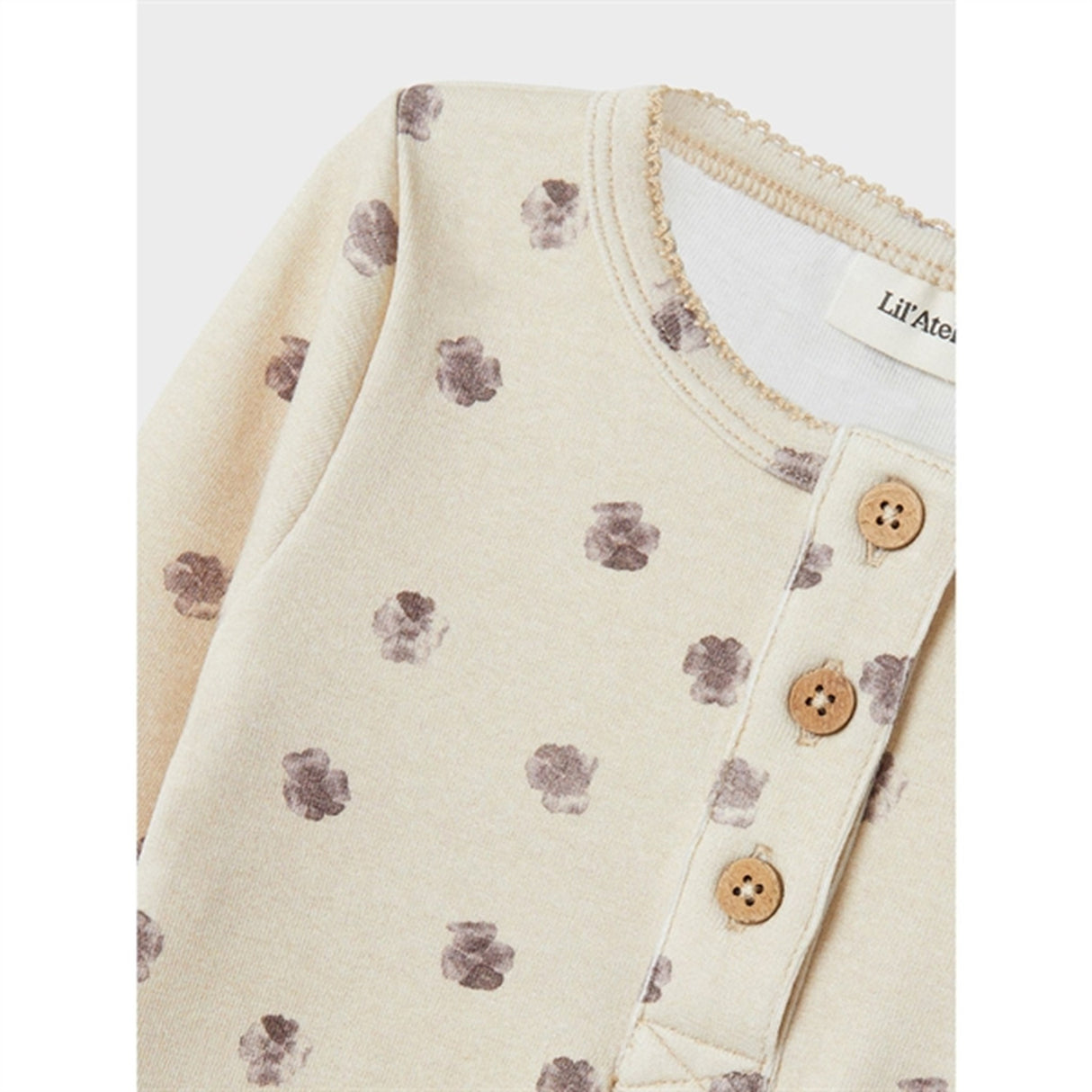 Lil'Atelier Fog Flower Gaya Slim Genser