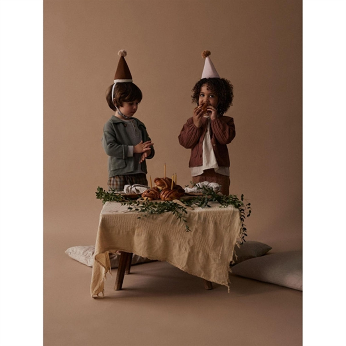 Lil'Atelier Nougat Bella Loose Fløyel Bukser