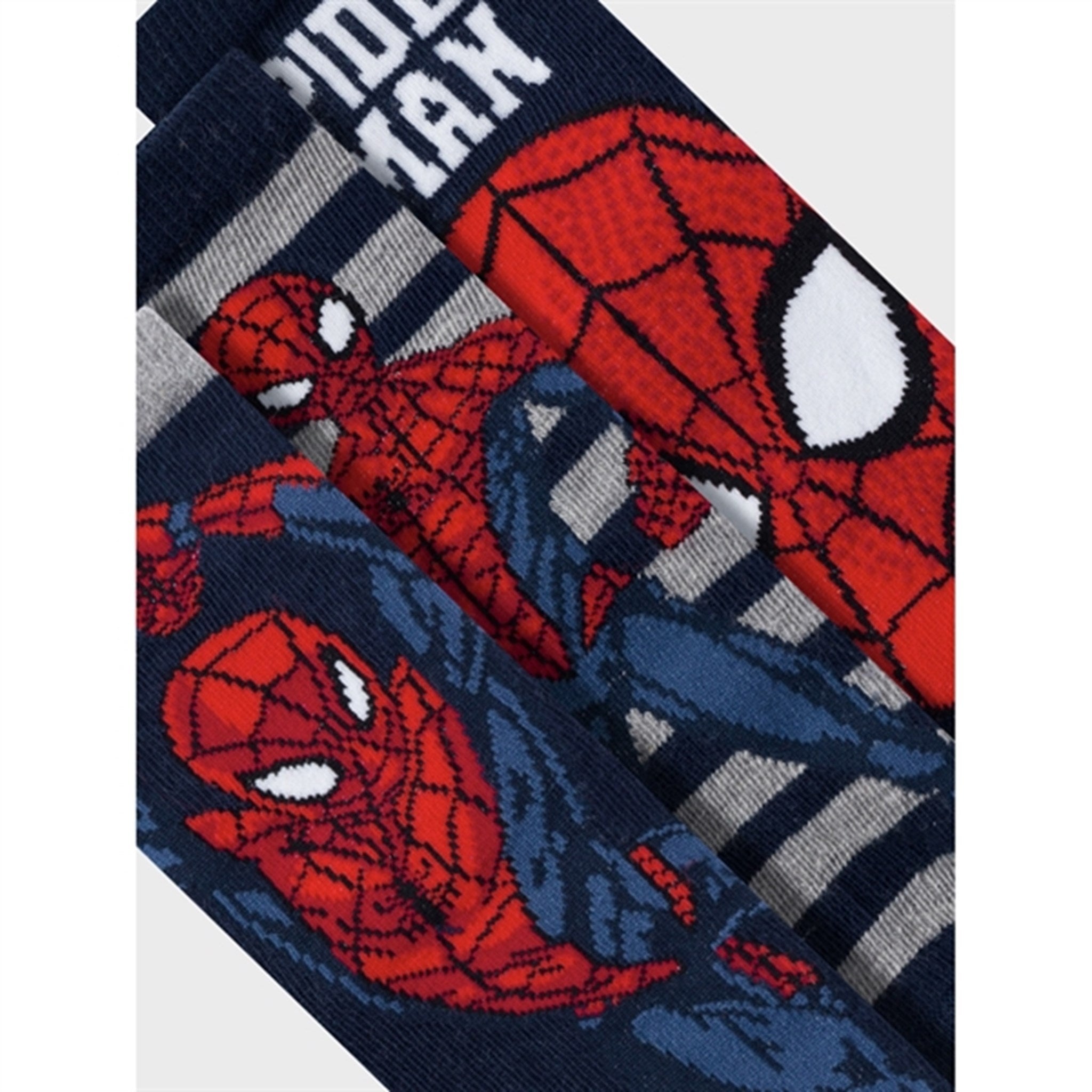 Name it Dark Sapphire Netin Spiderman Sokker 3-pakning 2