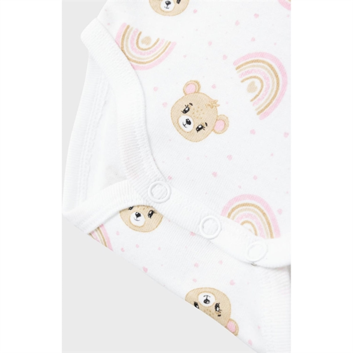 Name it Orchid Pink Teddy Print Body 2-pakning Noos