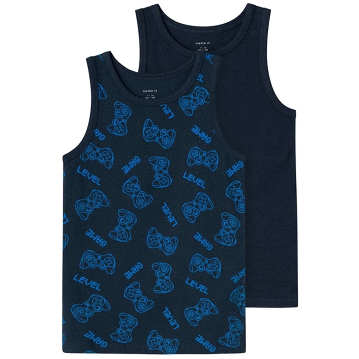 Name it Dark Sapphire Gamer Tank Topp 2-pakning Noos