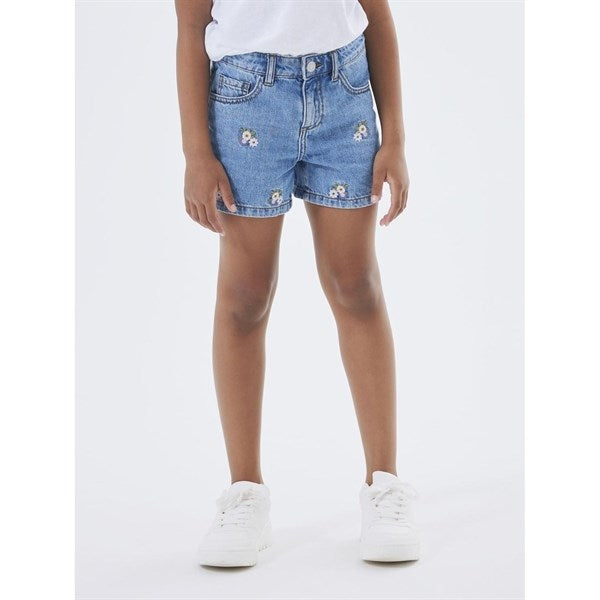 Name it Medium Blue Denim Bella Denim Shorts Noos