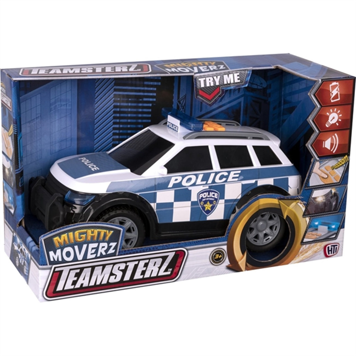 Teamsterz Mighty Moverz Politiet 4 x 4 White