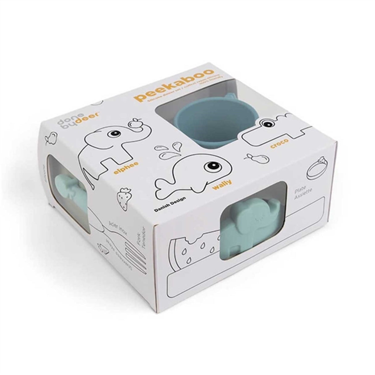 Done by Deer Peekaboo Spisesæt Deer Friends Powder