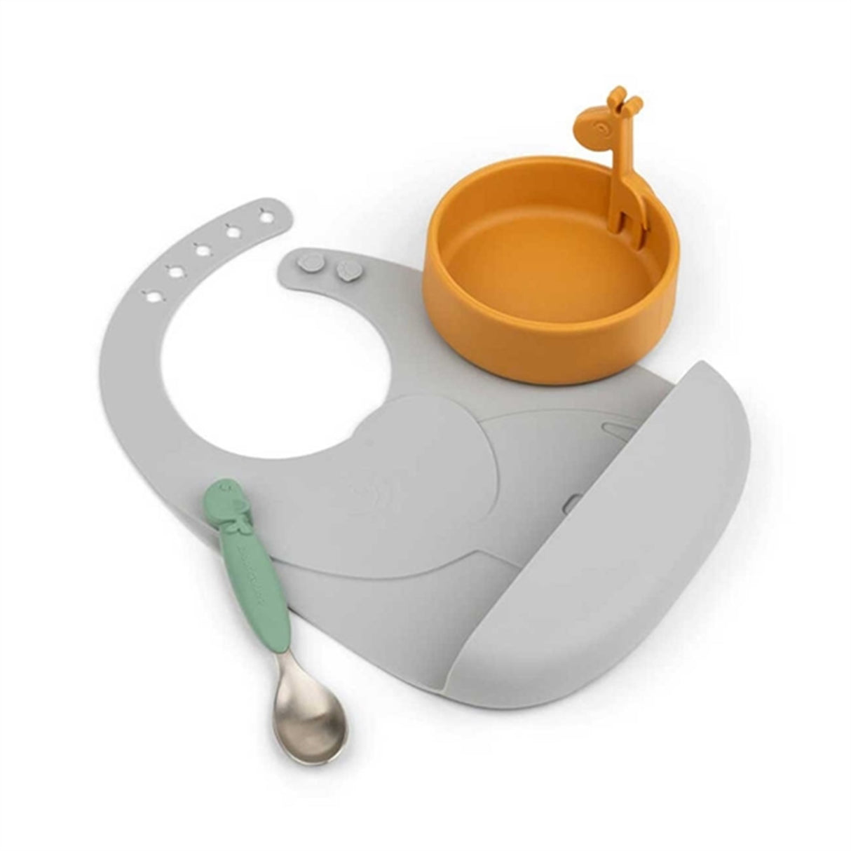 Done by Deer Peekaboo Første Måltidssæt Deer Friends Powder