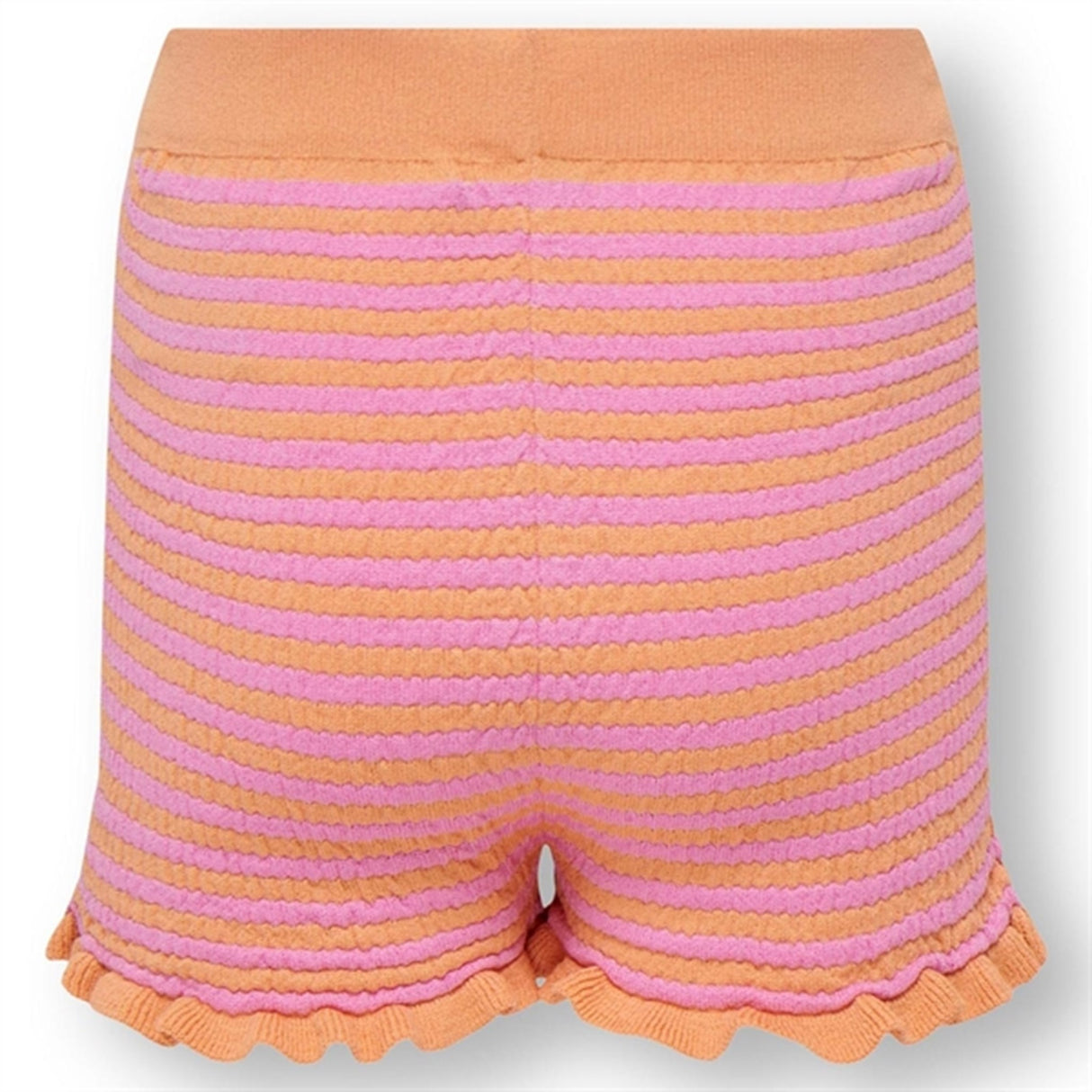 Kids ONLY Orange Chiffon Sally Crepe Shorts
