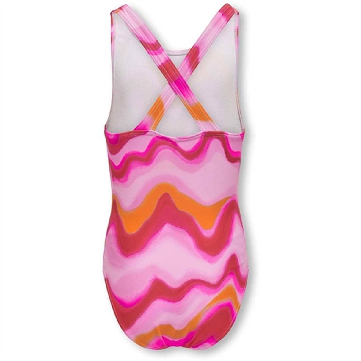 Kids ONLY Pink Lady / Heat Waves Laura Cross Back Badedrakt