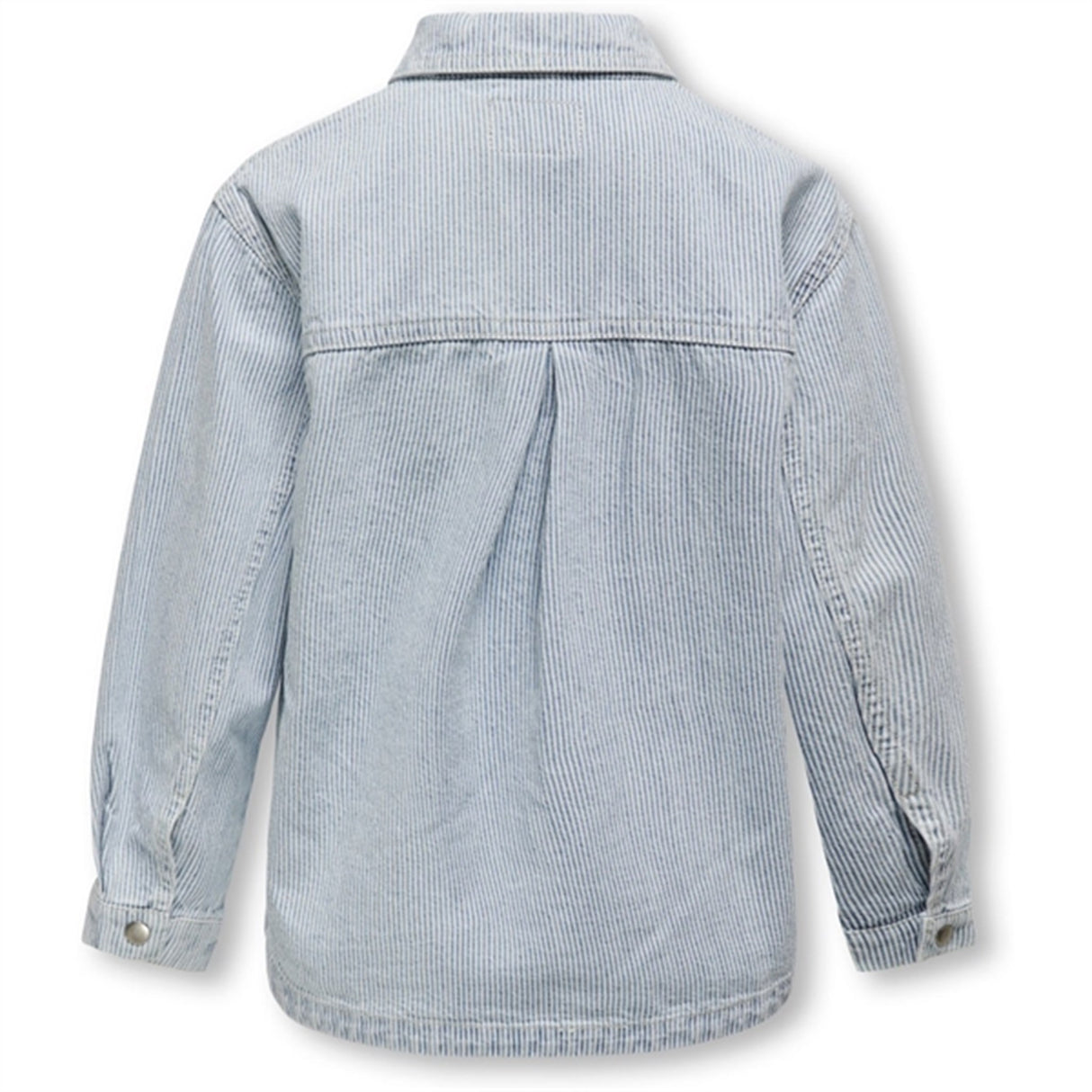 Kids ONLY Light Blue Denim Gina Stripe Jakke