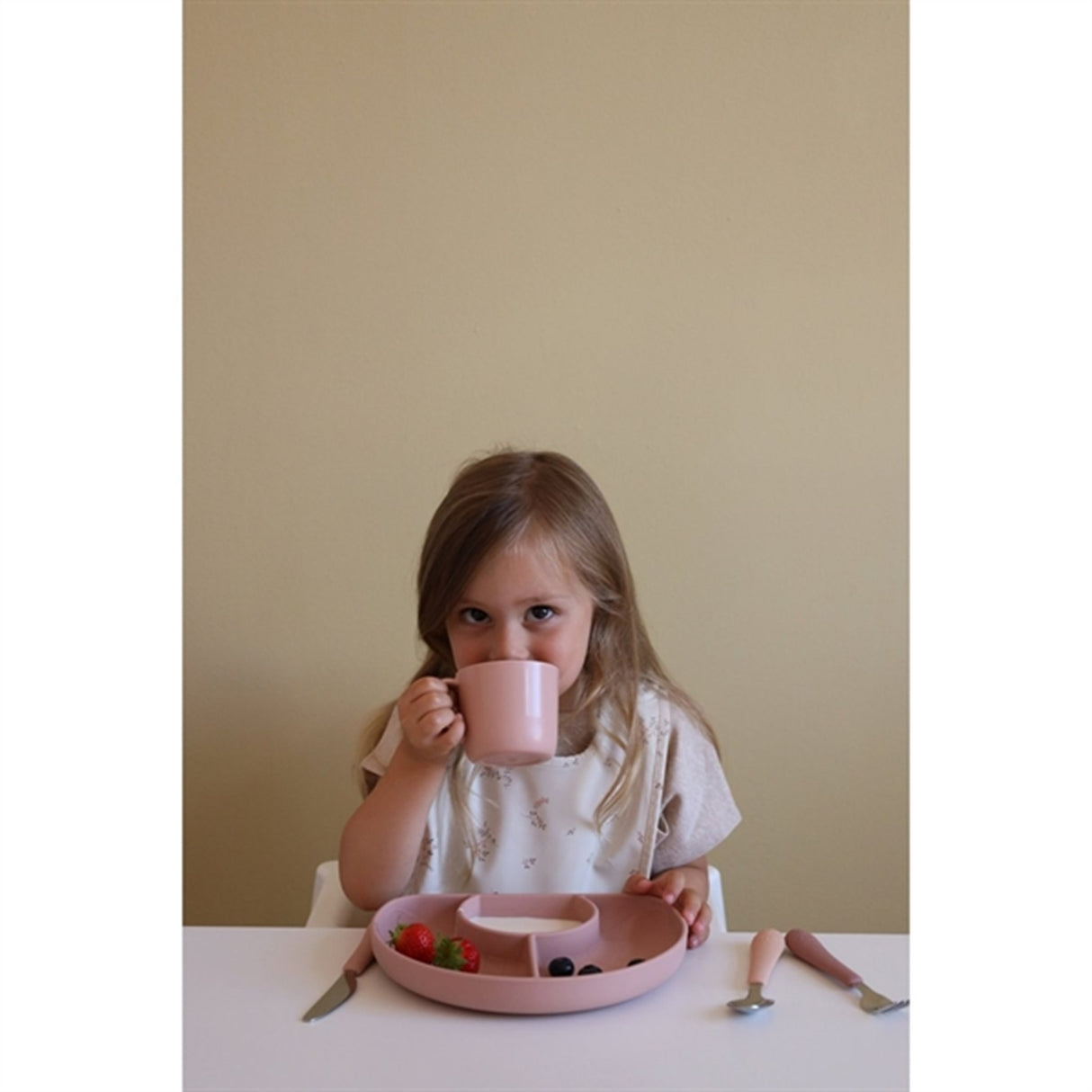 Cam Cam Copenhagen Flower Delt Tallerken Dusty Rose