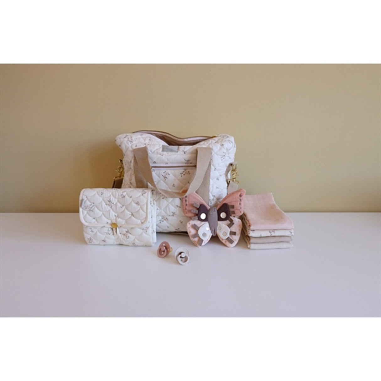 Cam Cam Copenhagen Quiltet Stelleunderlag Ashley, Latte