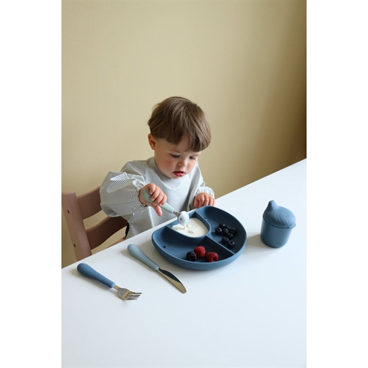 Cam Cam Copenhagen Rainbow Delt Tallerken Midnight Blue