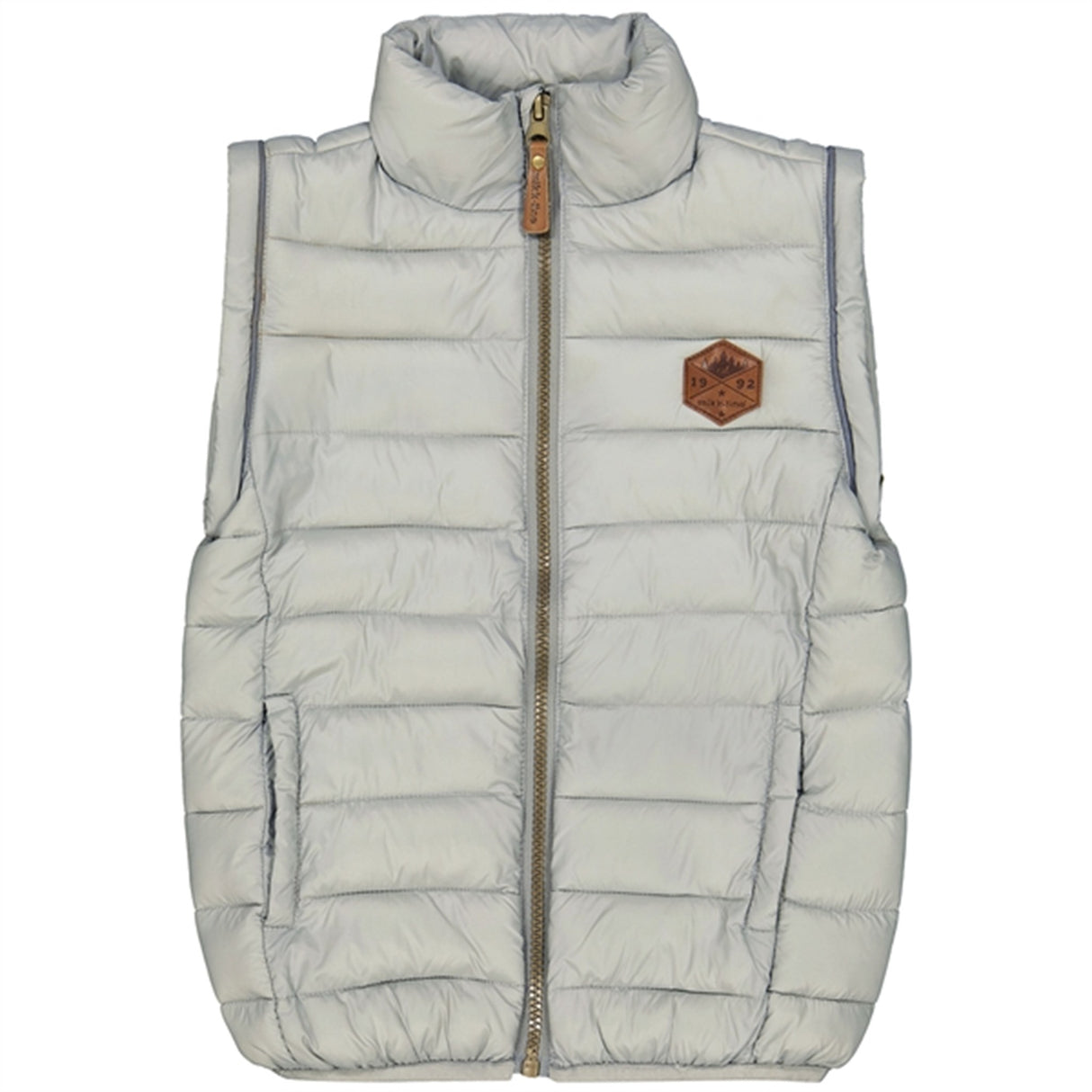 Mikk-Line Nylon puffer 2i1 Jakke Neutral Gray