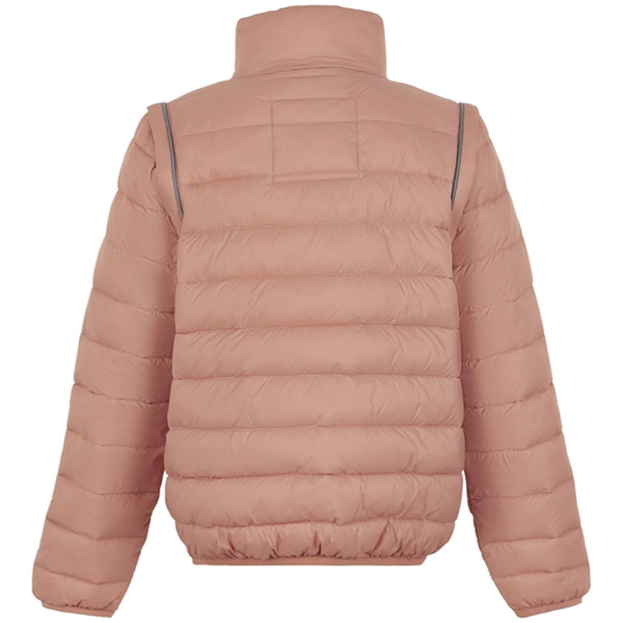 Mikk-Line Nylon puffer 2i1 Jakke Tawny Brown
