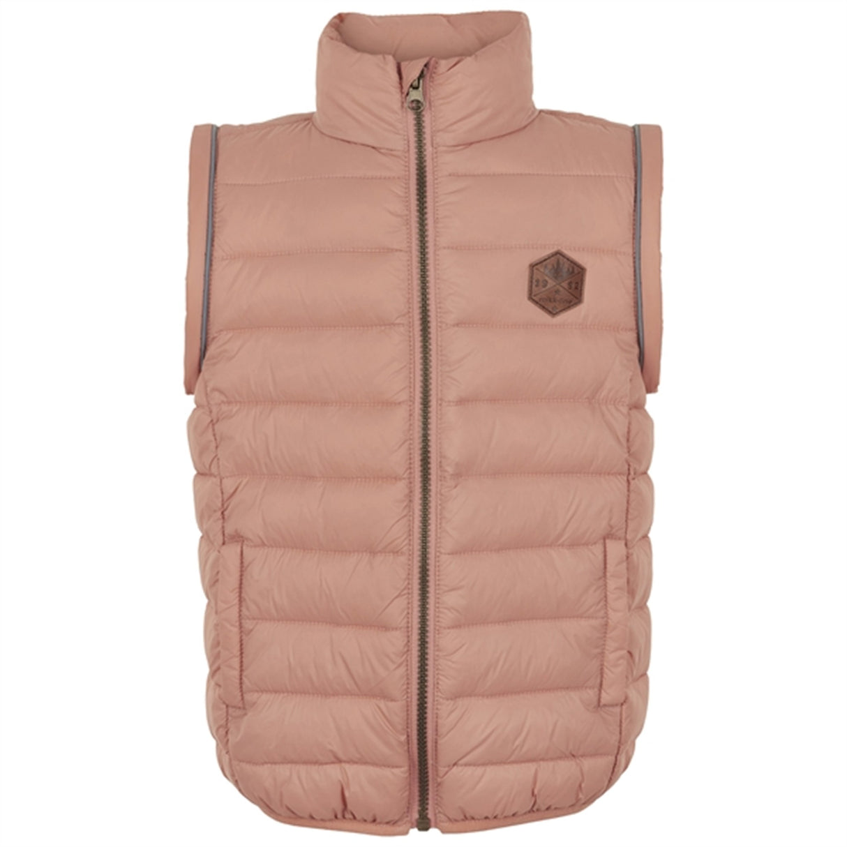 Mikk-Line Nylon puffer 2i1 Jakke Tawny Brown