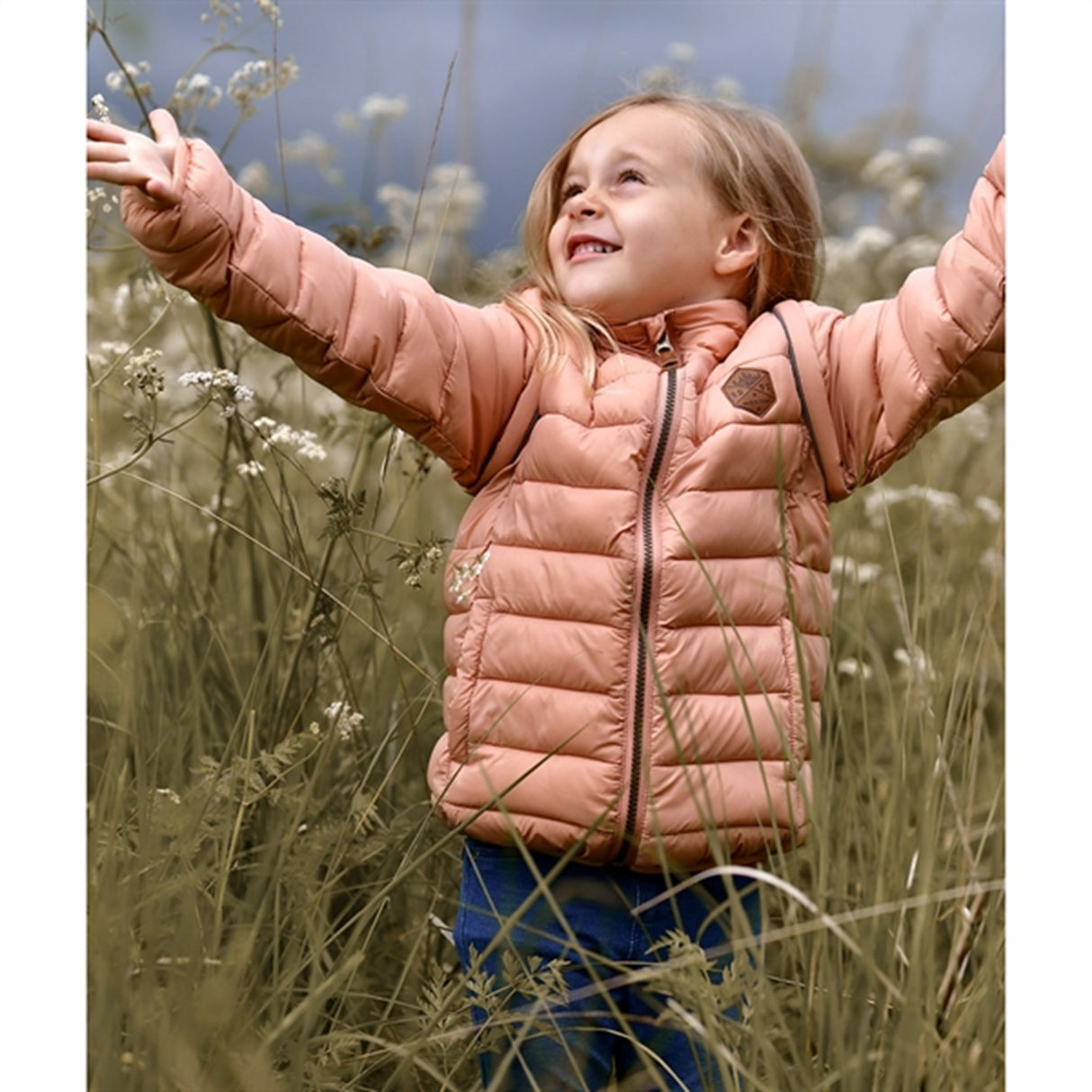 Mikk-Line Nylon puffer 2i1 Jakke Tawny Brown