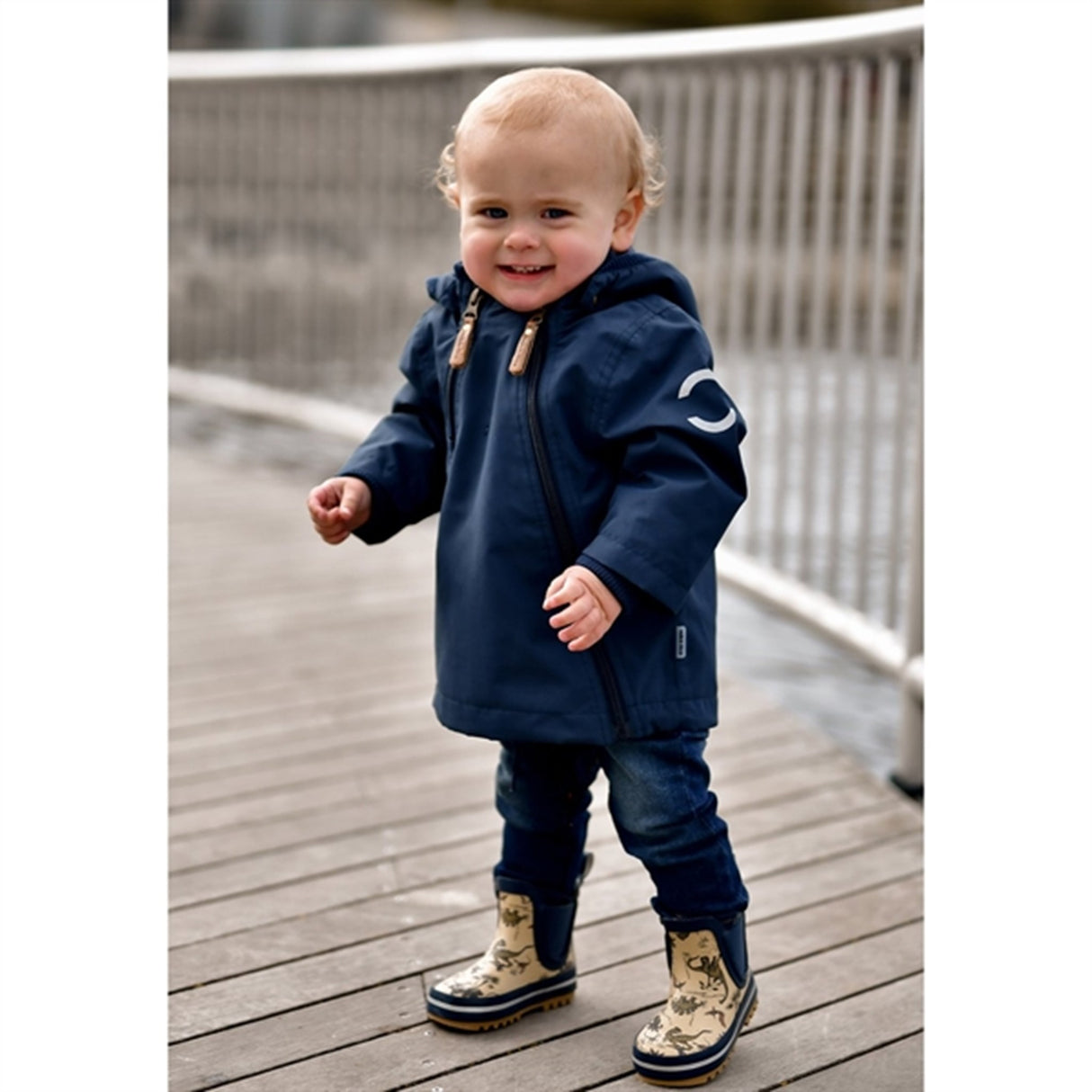 Mikk-Line Polyester Baby Jakke Blue Nights