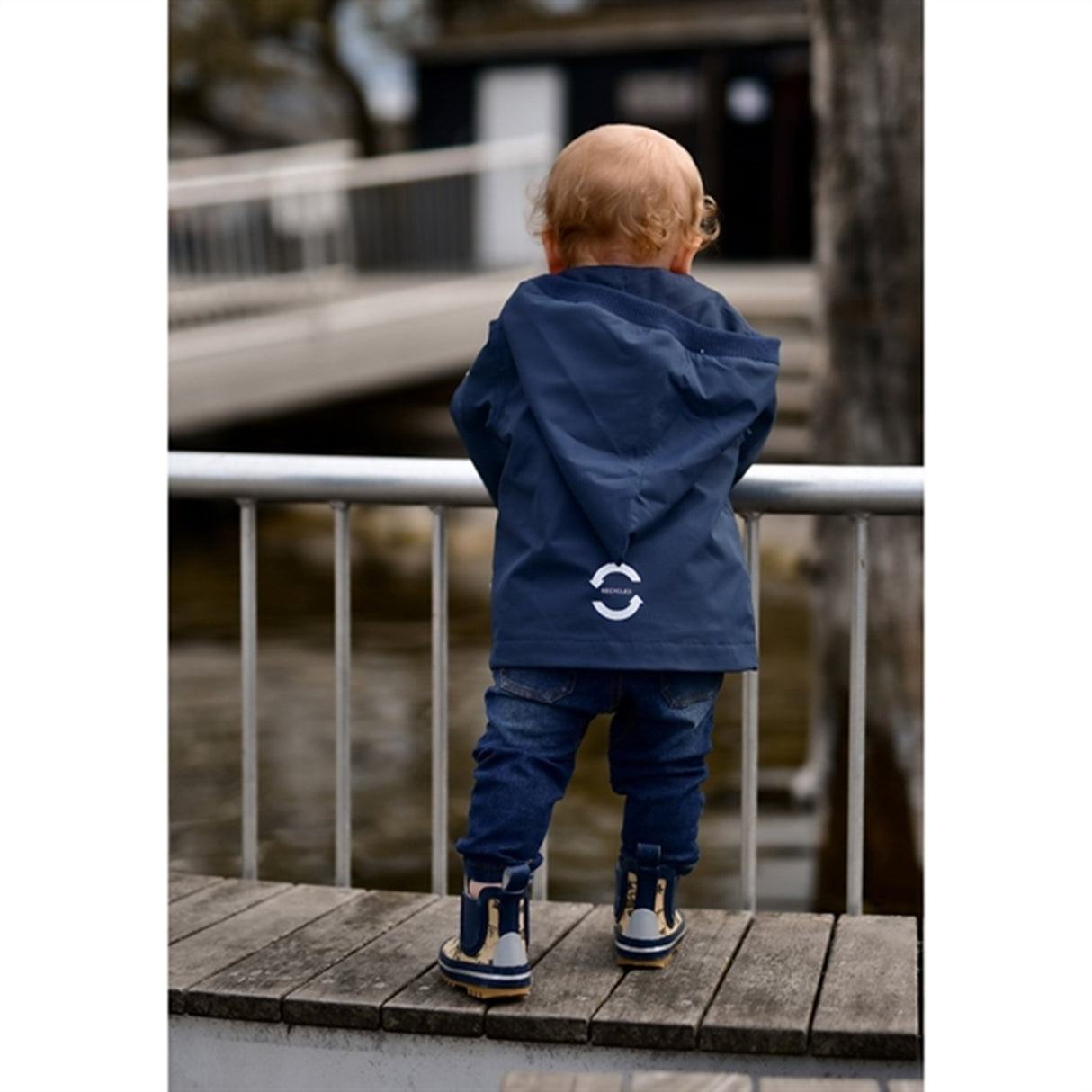Mikk-Line Polyester Baby Jakke Blue Nights