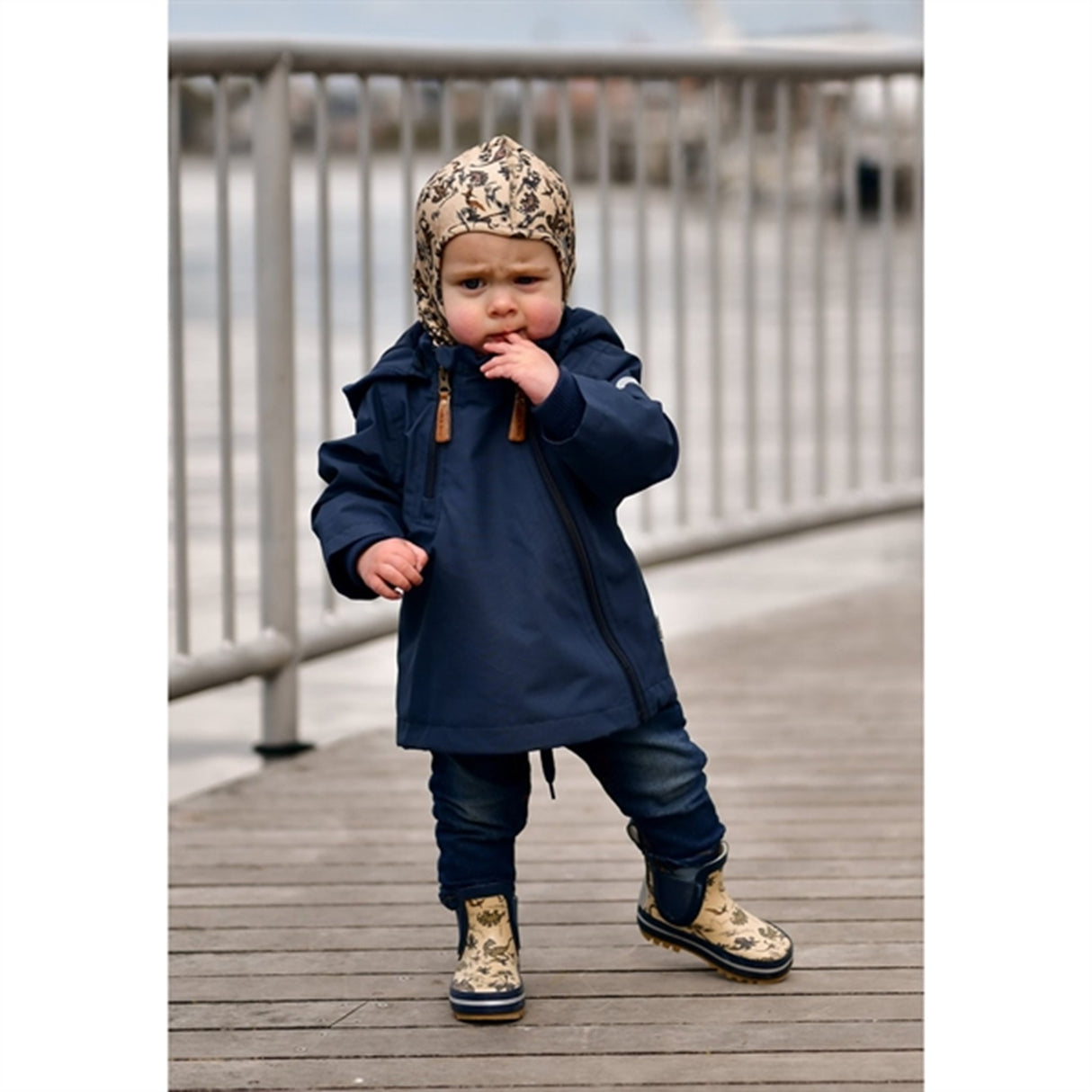 Mikk-Line Polyester Baby Jakke Blue Nights