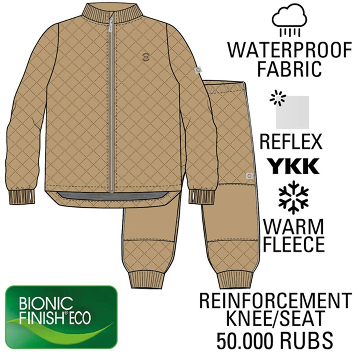 Mikk-Line Termosæt m. Fleece Lark 8