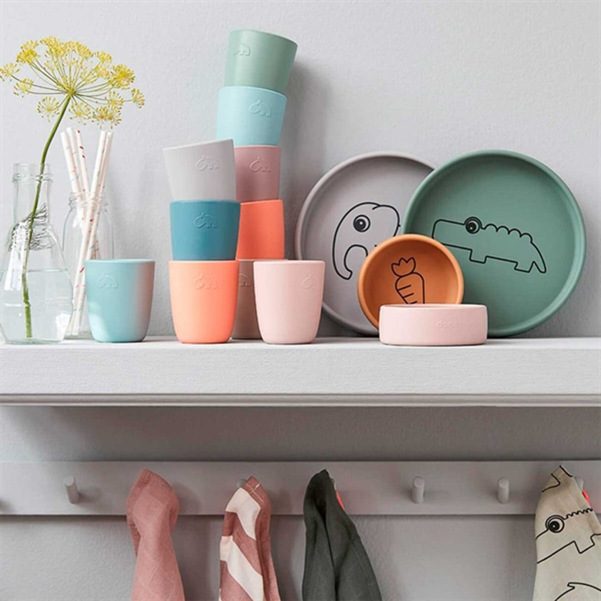 Done by Deer Silikone Minikrus 3-pak Blue Mix