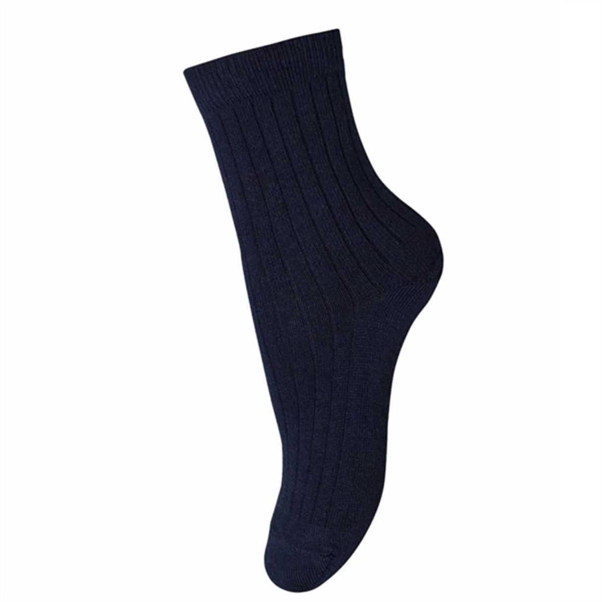 MP 7080 Cotton Plain Socks 8 Black