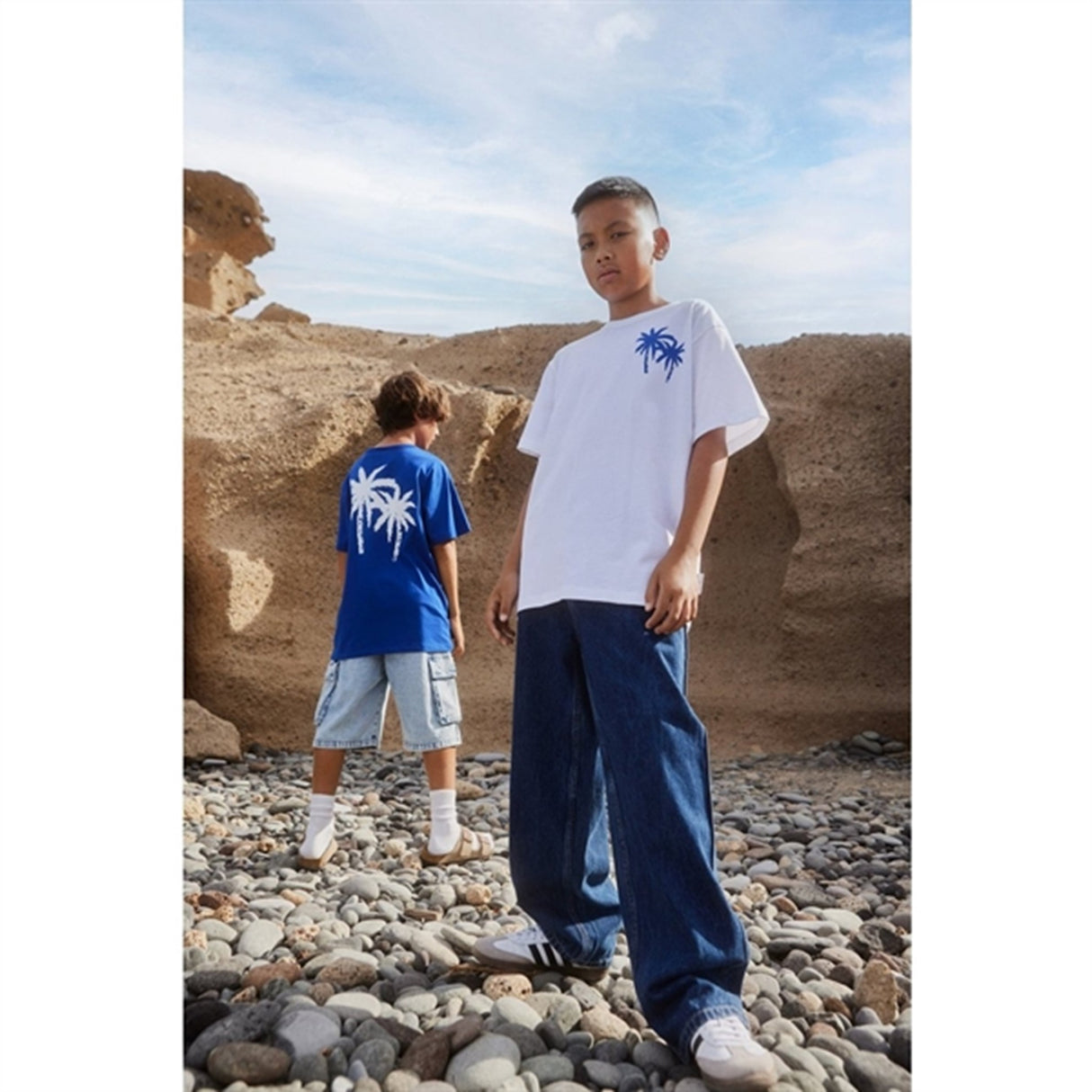 Molo Light Stone Denim Alvy Shorts